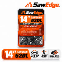 SawEdge Standard 14 inch 3/8 LP .050 52DL chainsaw chain