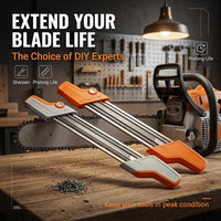 Portable 2-in-1 chainsaw sharpener for restoring chain sharpness