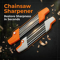 SawEdge 2-in-1 manual chainsaw sharpening tool