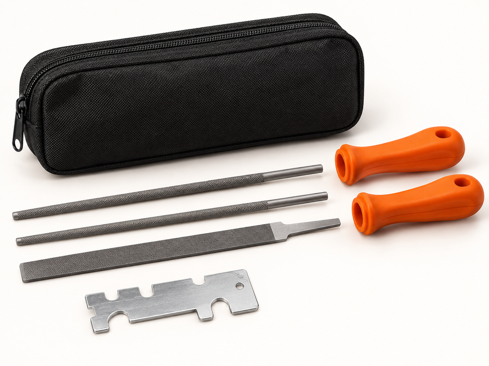 Illustrative chainsaw sharpening kits category image